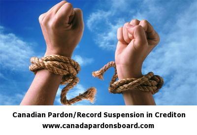 Canadian Pardon/Record Suspension in Crediton